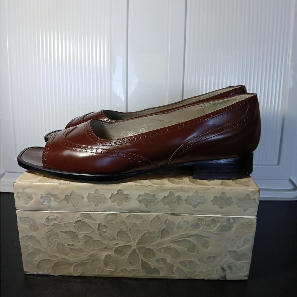 Paco Gil Madevi  Elegant Brown Leather Women's Shoes Leather